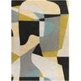 thumbnail image 2 of Hauteloom Sneedville Wool Living Room, Bedroom Area Rug - Modern - Black, Beige, Gray - 5' x 8', 2 of 13