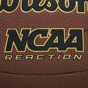 Wilson NCAA Reaction Recreational Football - Brown, PeeWee Size (Ages 6-9)
