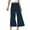 A-Navy, variant on Wyobmus Palazzo Pants for Women Flowy High Waisted Wide Leg Lounge Pants Pants Casual Beach Pants With Pockets S-2X A-Brown