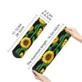 thumbnail image 4 of Pofeuu Sunflower 1 Print 30cm Socks, Adult Running Hiking Socks for Youth and Adult, 4 of 7