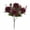 Red, variant on Vintage Artificial Peonies Silk Flowers and Hydrangeas for Wedding Bridal Home Décor – Beautiful Floral Centerpiece Arrangement Decoration, Dining Table Centerpieces Party Decor(Orange,13.4x8")