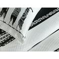 thumbnail image 4 of Ambesonne African Quilted Bedspread Set 3 Pcs, Women Jugs Dress, King Size, Black and White, 4 of 5