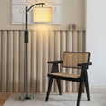 thumbnail image 2 of 62" Arched Floor Lamp with Remote Control and Bulb Included, 2 of 9
