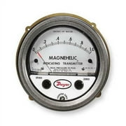 DWYER 605-3 Dwyer Magnehelic Pressure Transmitter, 0/3.0in WC