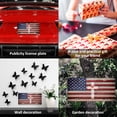 thumbnail image 7 of Uiaoiais License Plate USA Flag Cross Decorative License Plate Cover Aluminum License Plate, 7 of 7