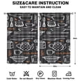 thumbnail image 2 of Kitchen Food Colorful Cooking Chef Curtains-blackout Curtains Bedroom Decor Living Room Darkening Grommet Window Drapes 2 Panels Set 52"x 84", 2 of 2