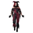 thumbnail image 1 of Psycho Jester Costume for Women, 1 of 4