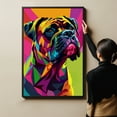thumbnail image 6 of Cane Corso Dog Canvas Wall Art Poster Prints Colorful Pop Animal Art Wall Decor Dog Picture Artwork Pet Dog Painting Poster for Home Bedroom Living Room Decoration Framed, 6 of 6