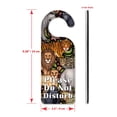 thumbnail image 3 of Do Not Disturb Door Knob Hanger Sign - Jungle Animals - Image by Dan Morris, 3 of 3