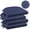 Blue/Set of 4, variant on DONAMA Outdoor Rocking Chairs Cushions Waterproof Fade-Resistant Patio Chair Cushion, Indoor Seat Pads with Ties for Rocker Furniture Navy Blue