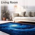 thumbnail image 2 of ODIKA 8' x 10' Machine Washable Non-Slip Area Rug, Cosmic Spiral High Traffic Rug, Blue, 85346, 2 of 7