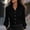 Black, variant on Liuinsasek Womens Blouses Solid-Color Long-Sleeve Dressy Casual Button Down Shirts Work Blouse Outfits Clothing for Fall Spring
