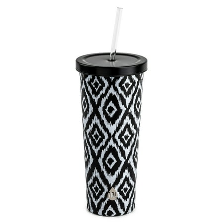 

TAL Stainless Steel Coolie Tumbler 24oz Black White