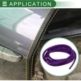 thumbnail image 3 of Universal Car Door Edge Protective Sealing Strip U-Type Door Scratch Protection Guard m -scratch Collision PVC Iron Purple, 3 of 6