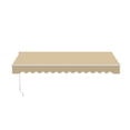 thumbnail image 6 of ALEKO 12' x 10' Sand Manual Retractable Patio Awning Sunshade, 6 of 6