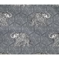 thumbnail image 4 of oneOone Cotton Flex Fabric Elephant Block Decor Fabric Printed BTY 40 Inch Wide, 4 of 4