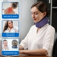 thumbnail image 5 of Velpeau Soft Foam Neck Brace Universal Cervical Collar, Neck Brace for Snoring,Adjustable Neck Support Brace for Sleeping - Relieves Neck Pain and Spine Pressure for Women & Men (Blue, Small 3″), 5 of 7