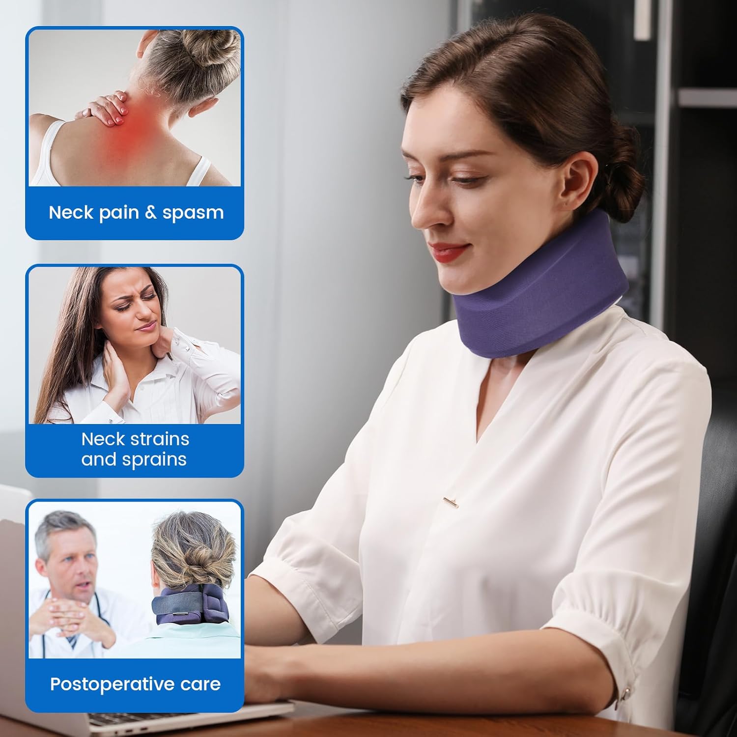 Velpeau Soft Foam Cervical Neck Brace photo 4