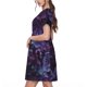 thumbnail image 2 of Disketp Lilac para Vestido de Manga Corta para Mujeres, Vestidos de Verano para Mujeres, Casual y Holgado para la Playa, 2 of 6