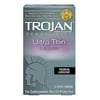 Trojan Ultra Thin Lubricated Condoms - 12 Ea, 3 Pack