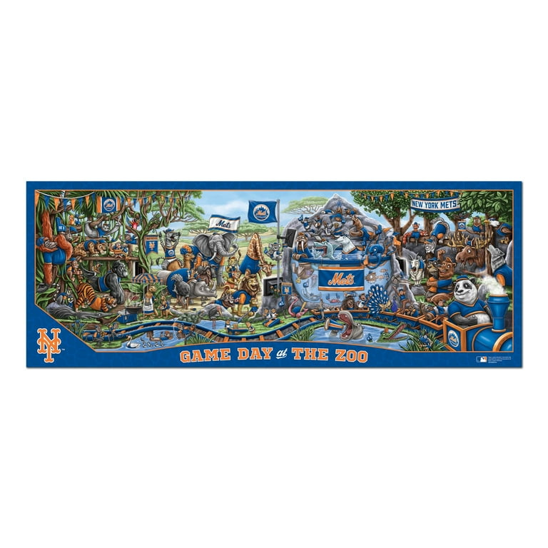 YouTheFan MLB New York Mets Game Day at the Zoo - 500 pc Puzzle