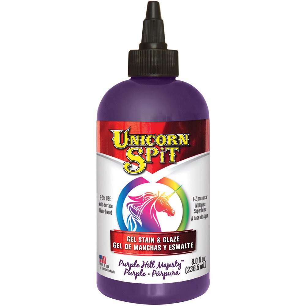 Unicorn Spit Wood Stain & Glaze 8ozPurple Hill Majesty