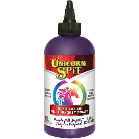 Unicorn Spit Wood Stain & Glaze 8oz-Purple Hill