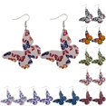 thumbnail image 2 of Drop Earrings Butterfly Shape Creative Fashion Pierced Earrings Dangle Earrings, 2 of 10