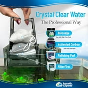 Aquatic Experts - High-Flow Mesh Media Filter Bags with Drawstring - Ideal for Aquarium Filtration, 4 Pack, 3 x 8