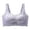 Purple, variant on Comfort Fit Bra Full Coverage Wireless Seamless Bra with Side Support Wide Comfort Band for Everyday Wear T-Shirt M White