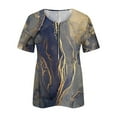 thumbnail image 4 of Blusa informal elegante de manga corta con cremallera y cuello redondo para mujer OAVQHLG3B Store lin121212, 4 of 5