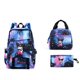 thumbnail image 2 of Fashion Sanrio Kuromi Printed Backpacks 3pcs Set Boys Girls School Schoolbag Mochila Lunch Bags Cartoon Student Kids Bookbag, 2 of 4