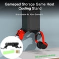 thumbnail image 4 of Support Mural pour Xbox Series X - avec 2 Supports de Manette et Crochet pour Écouteurs - Base de Console Rotative, 4 of 9