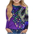 thumbnail image 1 of Camisetas de Manga Larga con Cuello Redondo, Camisetas de Manga Larga para las Mujeres Vestidas Todos los Días, 1 of 5
