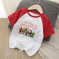 thumbnail image 4 of juego Anime estampado algodón manga corta Top niños hogar camiseta Anime periférico regalos de cumpleaños, 4 of 5