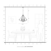 Livex Lighting Diamond 6 Light Chandelier in Polished Brass