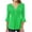 Green, variant on Quinlirra Womens Tops Clearance Women's Fashion Printed T-shirt 3/4 Sleeves Blouse V-Neck Casual Tops