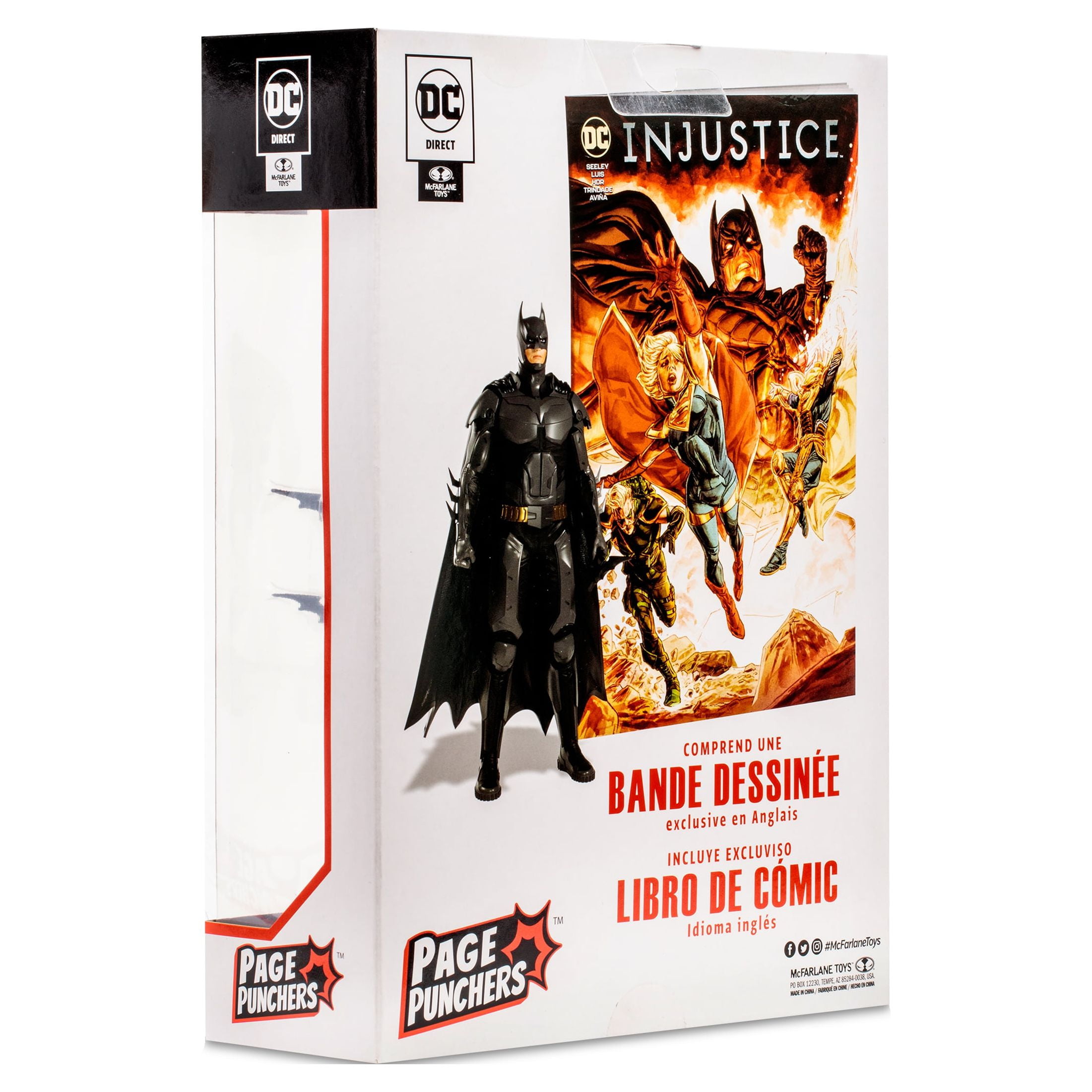 McFarlane Toys DC Injustice 2 Batman with Comic Book 7 in Page
