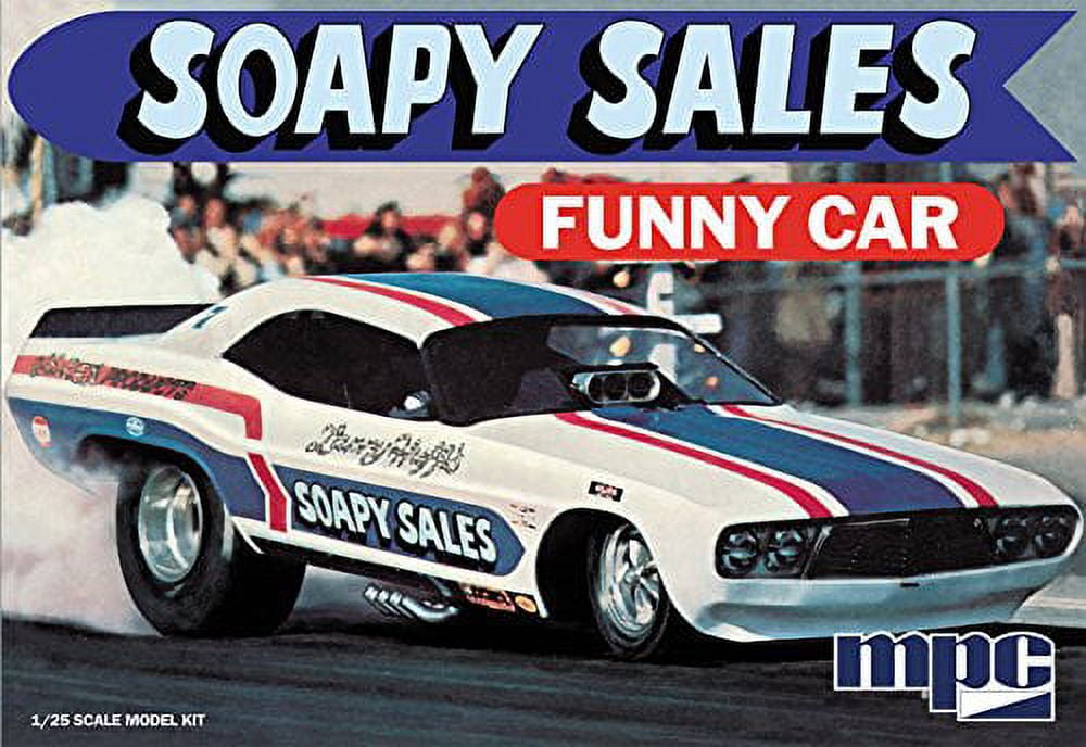 夏SALEhotwheels 1/24 ドラッグレース ファニーカー　MOPAR MPC 831 Soapy Sales Funny Car 1/25 Scale Plastic Model Kit