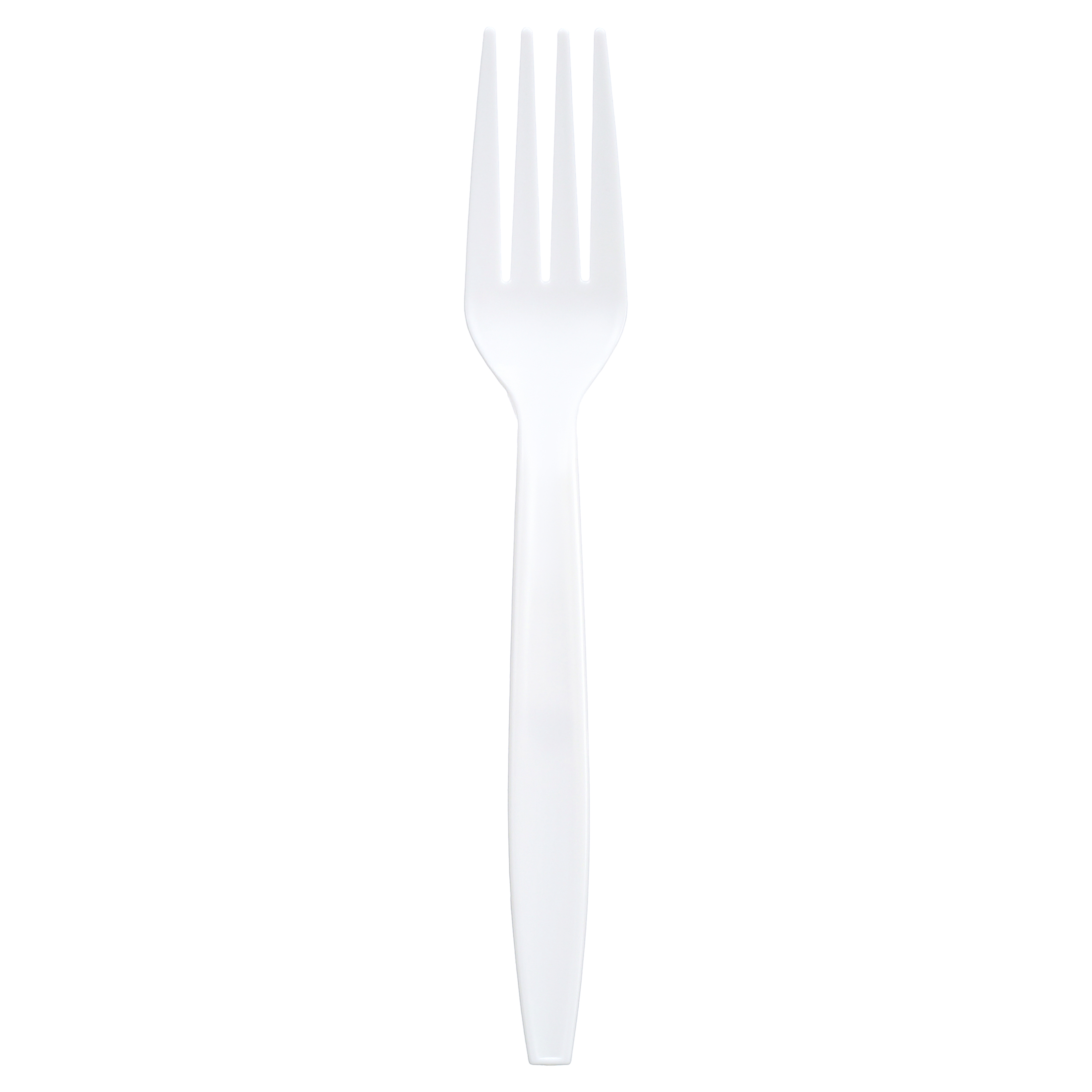 EDI White Disposable Plastic Cutlery Set, 210 Count photo 3