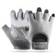 thumbnail image 1 of Guantes deportivos de medio dedo para fitness, para mujer, con almohadilla de palma engrosada, de silicona, con absorción de impactos, equipo de protección para la palma, guantes transpirables para, 1 of 1