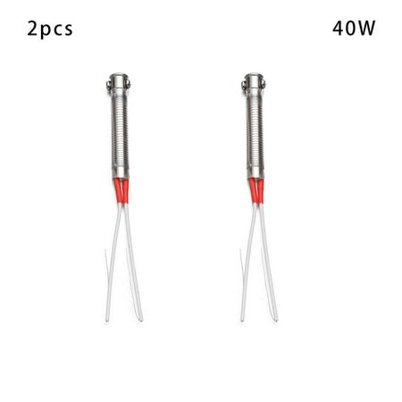 

1/2/5pcs High quality External heat 220V 30W40W60W Durable Welding Tool Soldering Iron Core Heating Element Replacement Weld Equipment 2PCS 40W
