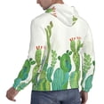 thumbnail image 6 of Pofeuu Cartoon Cactus Print Mens Casual Hooded Collar Drawstring Hoodies Pullover Sweatshirts Casual Long Sleeve Shirts-Medium, 6 of 7