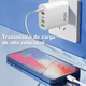 thumbnail image 5 of Cargador USB Tipo C 65W 5 en 1 Adaptador Multi Puerto con Cable USB-C a Lightning Carga Rápida PD 20W, 5 of 8
