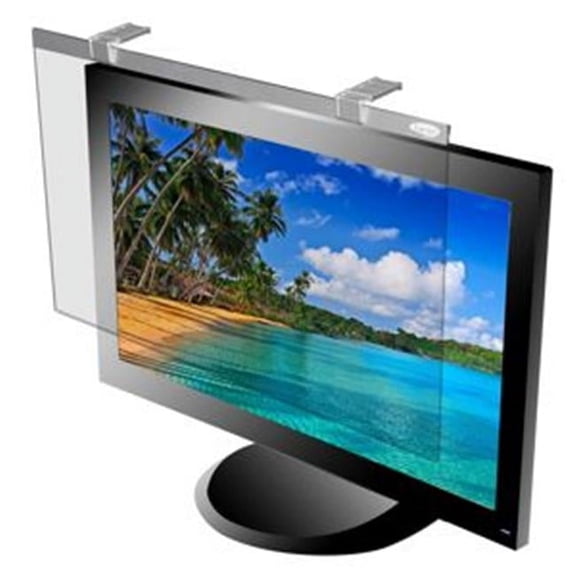 Kantek  LCD Protect Deluxe Glare Filter Fits All 24 in. Widescreen Monitors - Silver - 24 in.