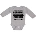 thumbnail image 3 of Inktastic Only the Best Nephews Get Promoted to Cousin Boys or Girls Long Sleeve Baby Bodysuit, 3 of 5