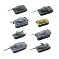 thumbnail image 3 of 8 piezas DIY 1/144 Tank Model Asamblea de juguetes Modelo de decoración de accesorios de decoración colección, 3 of 9