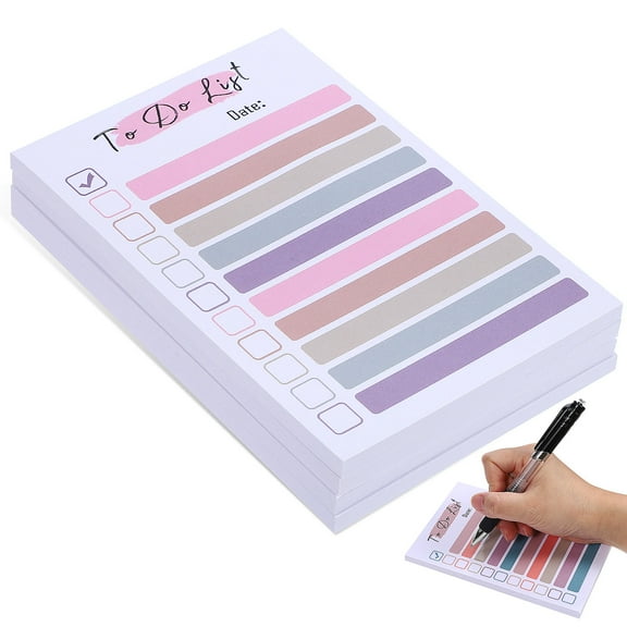 NIAIZEK Multicolor Memo Pads for Office Use, Premium Paper, 4 Count, Daily Planner Notepads