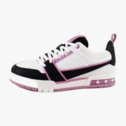 Steve Madden Skater Womens Fashion Sneakers Black/Pink Multi Size 5.5 M