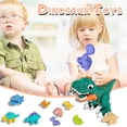 thumbnail image 3 of Set de plastilina HUOGUO Dinosaur con 35 accesorios para niños de 3 a 5 años, 3 of 5